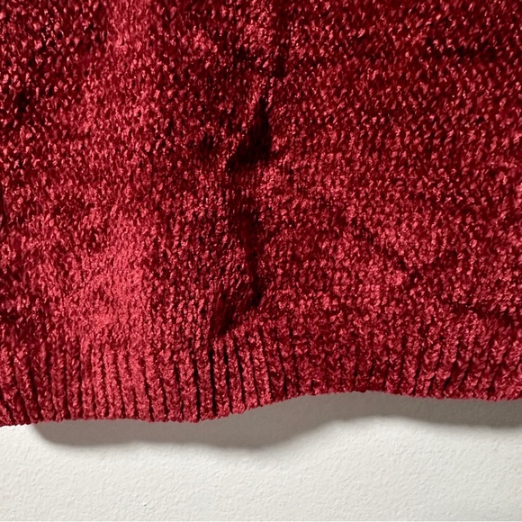 Vintage Crystal Kobe Red Argyle Knit Sweater Vest Women’s Size Medium Academia - Picture 12 of 13